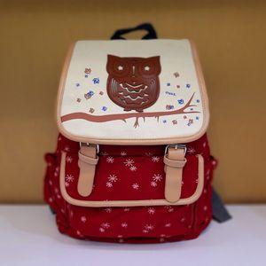 کوله پشتی طرح جغد قرمز