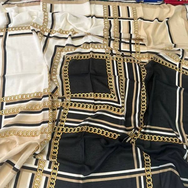 روسری نخی سیااسکارف متریال وارداتی