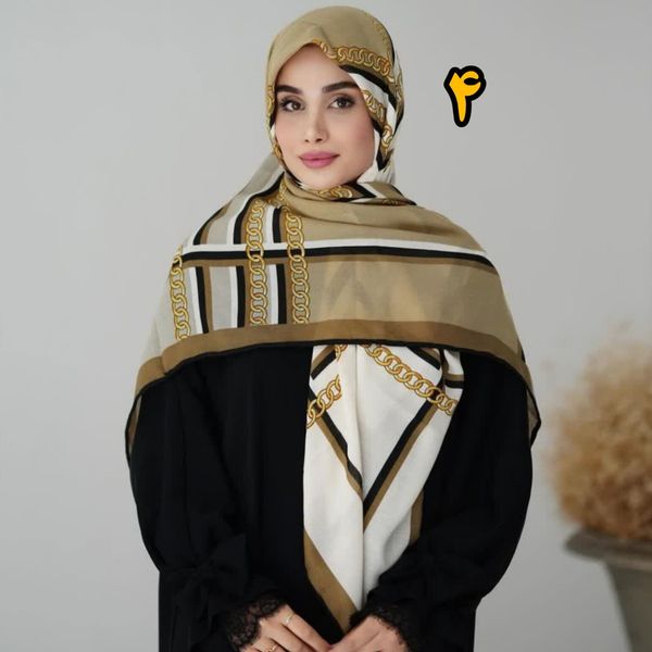 روسری نخی سیااسکارف متریال وارداتی