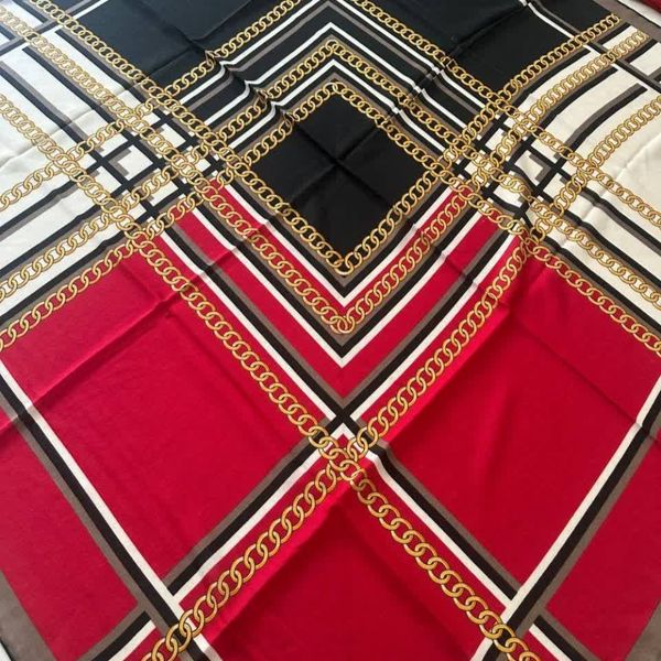 روسری نخی سیااسکارف متریال وارداتی