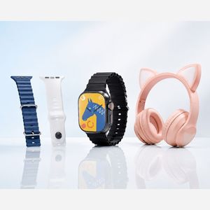 خرید آنلاین ساعت هوشمند Crown S900 همراه با هدفون