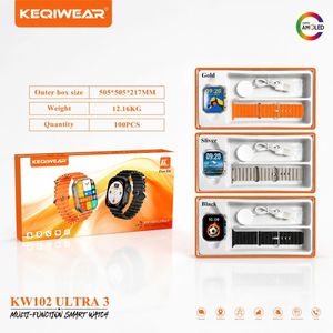 فروش اینترنتی ساعت هوشمند KEQIWEAR مدل KW102 Ultra 3