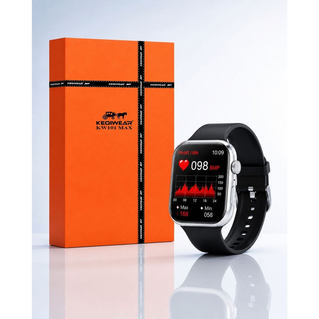 مشخصات ساعت هوشمند Keqiwear مدل KW101 Max
