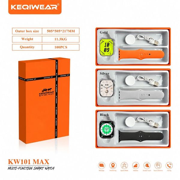 ساعت هوشمند Keqiwear مدل KW101 Max