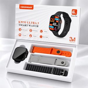 خرید آنلاین ساعت هوشمند Keqiwear مدل KW91 Ultra3