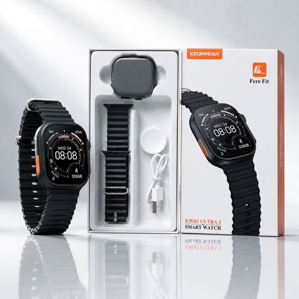 ساعت هوشمند Keqiwear مدل Kw82 Ultra3