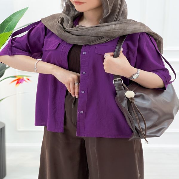 شومیز جیب نما زنانه