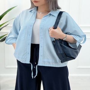 خرید اینترنتی قیمت شومیز زنانه جلو دکمه آرزو