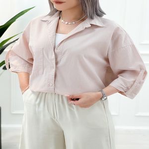 خرید اینترنتی قیمت شومیز زنانه جلو دکمه آرزو