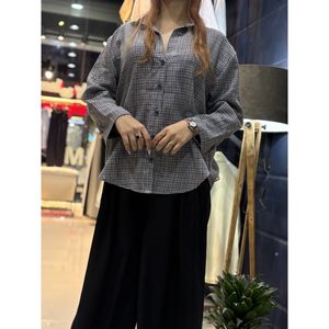 خرید اینترنتی شومیز چهارخونه گاوندا