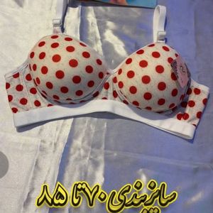 فروش اینترنتی سوتین اسفنجی خال خالی جذاب