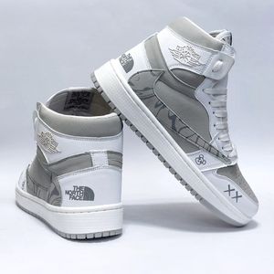 خرید انلاین کتانی ساقدار نایک جردن تراویس طرح جدید نورث فیس Nike Jordan Travis