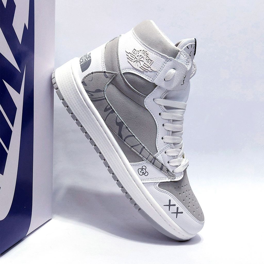 فروش اینترنتی کتانی ساقدار نایک جردن تراویس طرح جدید نورث فیس Nike Jordan Travis