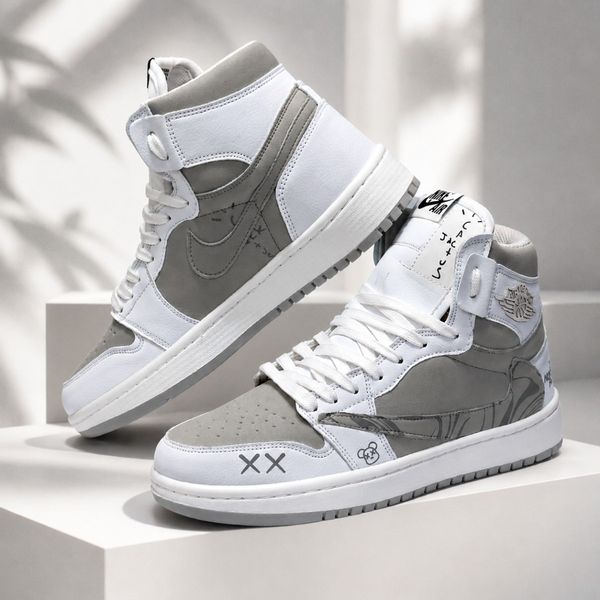 کتانی ساقدار نایک جردن تراویس طرح جدید نورث فیس Nike Jordan Travis
