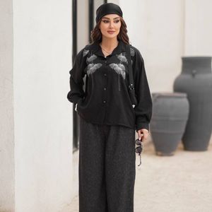 قیمت ارزان شومیز و شلوار پالم کد 1330