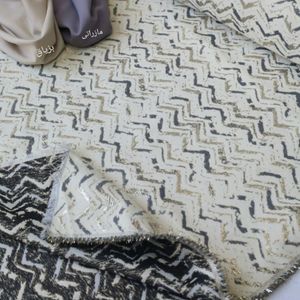 قیمت ارزان پارچه ژاکارد ترک زربافت موجی