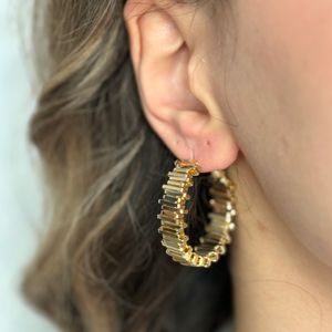 گوشواره حلقه ای پیانویی