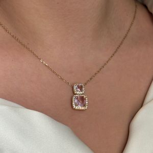 گردنبند طرح جواهر نگیندار