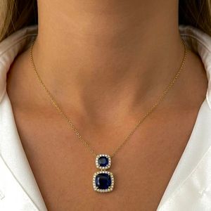 گردنبند طرح جواهر نگیندار
