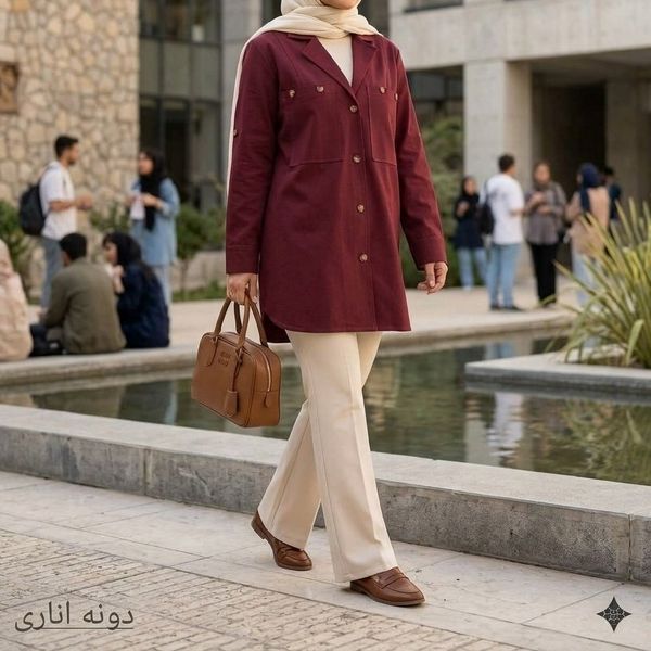 مانتو زنانه لینن مدل آریسا