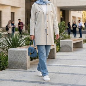 خرید آنلاین مانتو زنانه لینن مدل آریسا