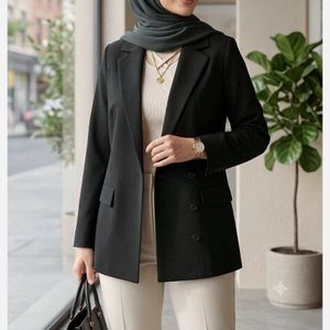 خرید انلاین کت زنانه لینن مدل الی تا سایز 54