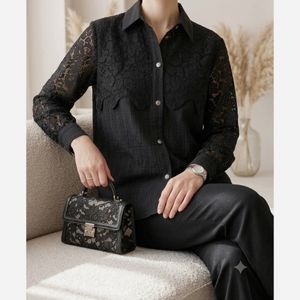 خرید انلاین شومیز مجلسی مدل مرینا تا سایز 58