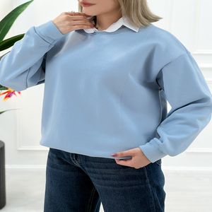 خرید اینترنتی قیمت بلوز دورس یقه گرد زنانه