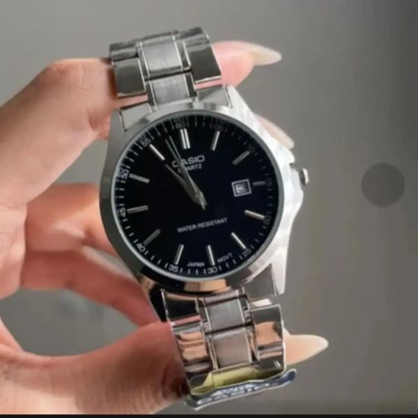 ساعت مچی بند استیل CASIO | ساعت کاسیو تاریخ شمار