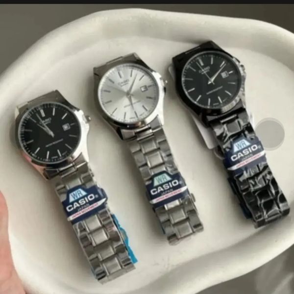 ساعت مچی بند استیل CASIO | ساعت کاسیو تاریخ شمار