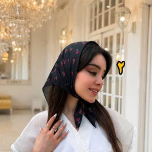 قیمت ارزان مینی اسکارف نخی وارداتی