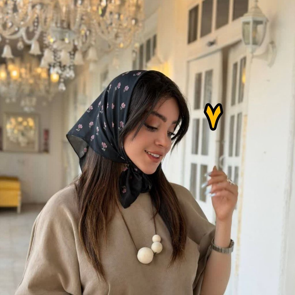 خرید آنلاین مینی اسکارف نخی وارداتی