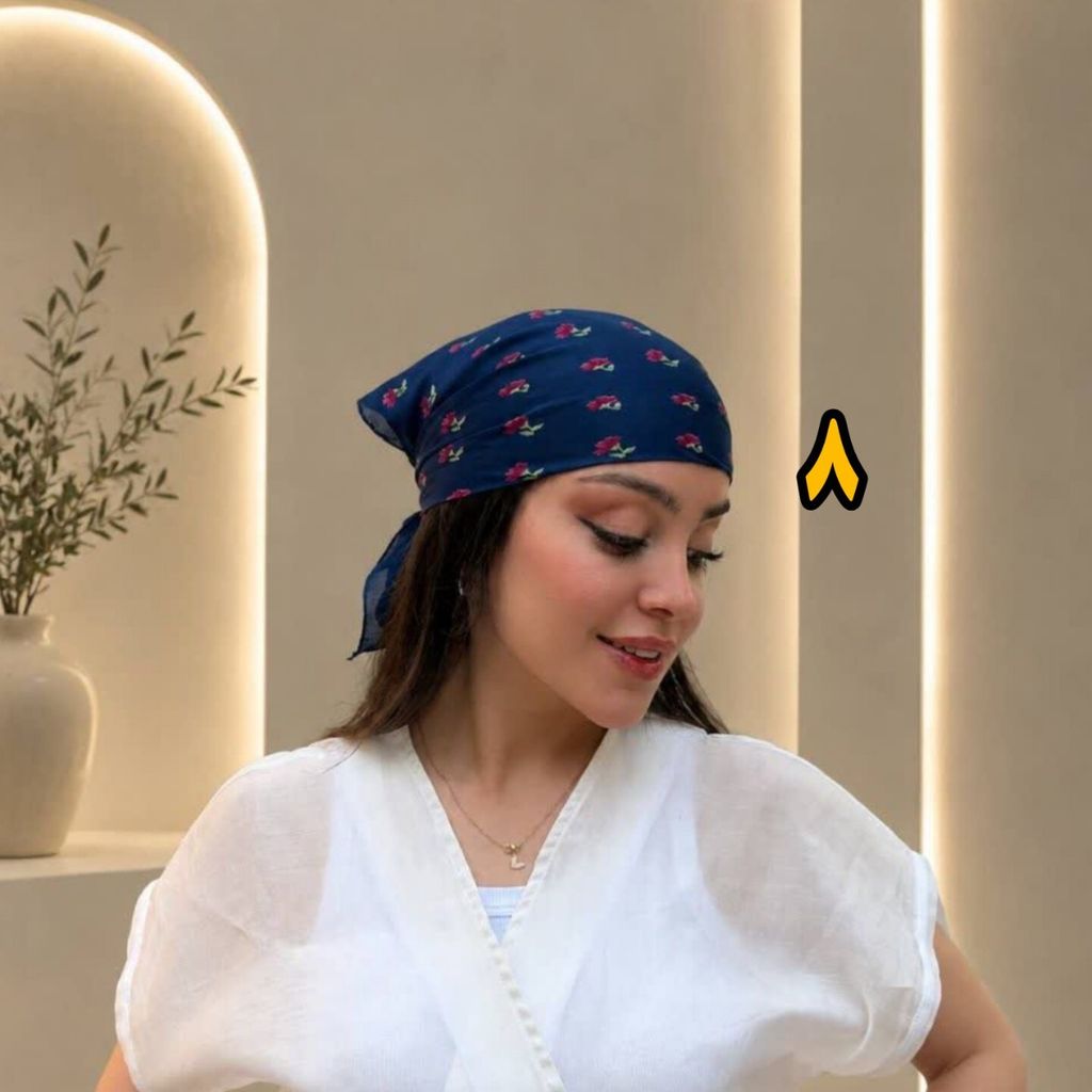 خرید اینترنتی مینی اسکارف نخی وارداتی