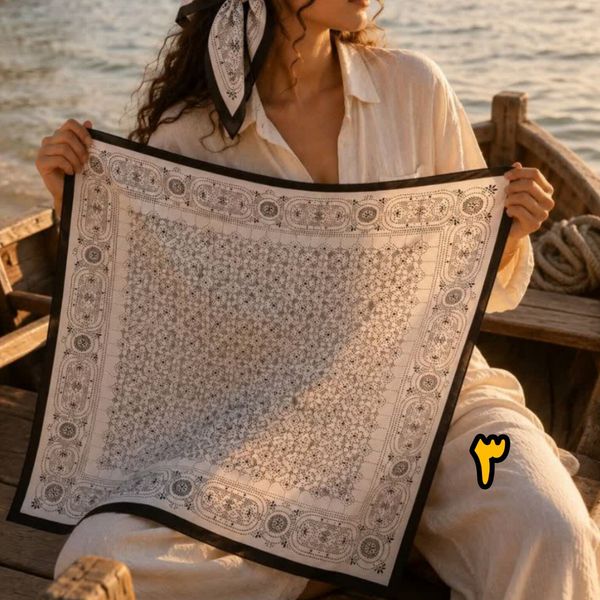 مینی اسکارف ابریشم توییل وارداتی