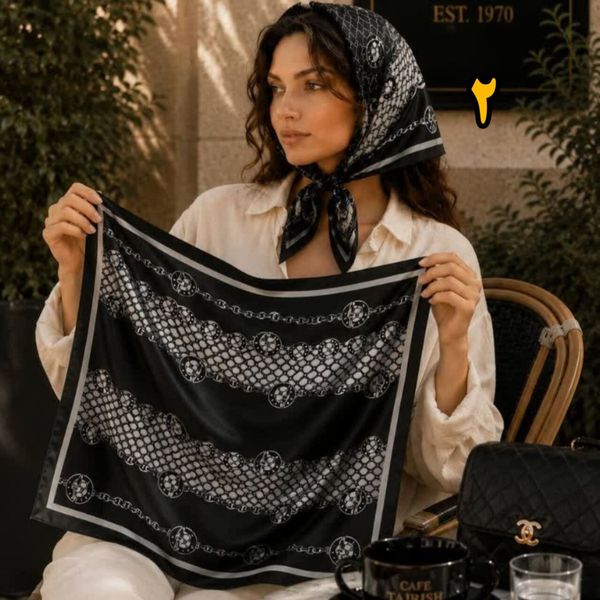 مینی اسکارف ابریشم توییل وارداتی