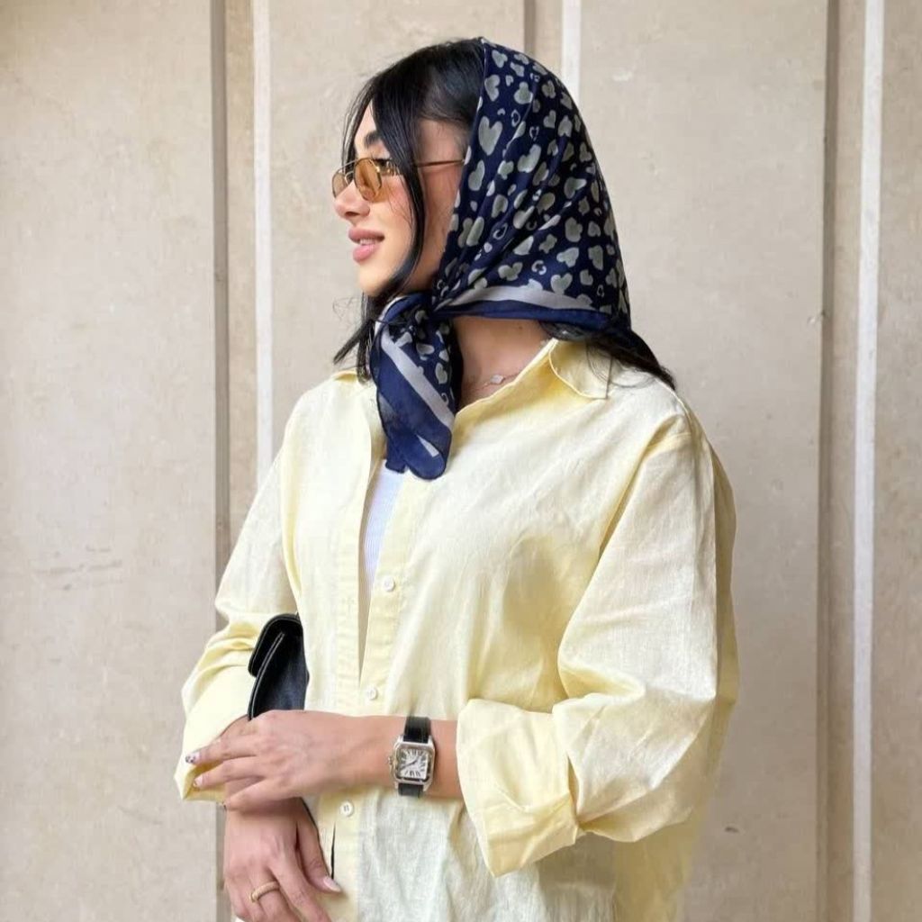 قیمت ارزان مینی اسکارف نخی وارداتی