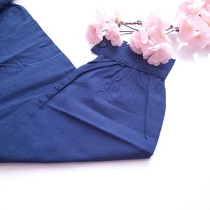 خرید اینترنتی تونیک زنانه رنگ آبی لاجوردی فری سایز از 40تا46