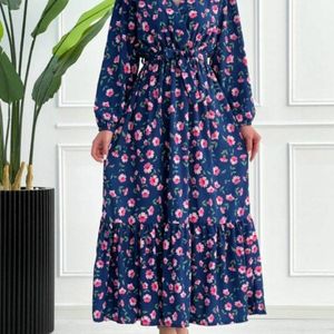 خرید آنلاین پیراهن چین دار گلی