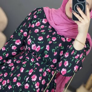 خرید انلاین پیراهن چین دار گلی