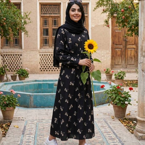 پیراهن یقه چین شیدا