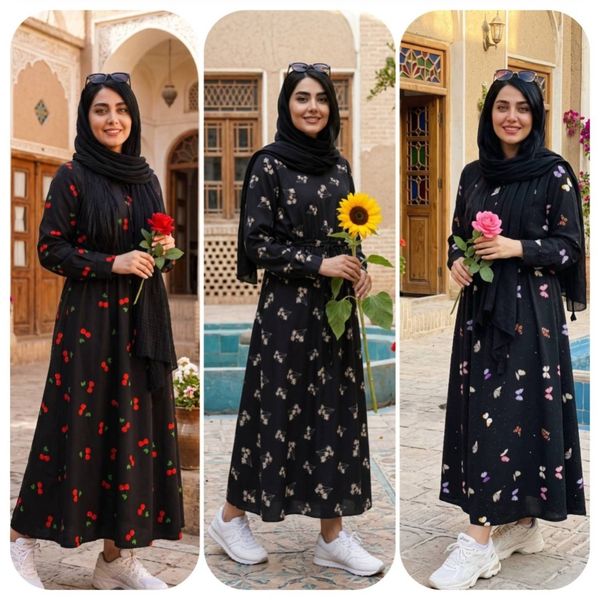 پیراهن یقه چین شیدا
