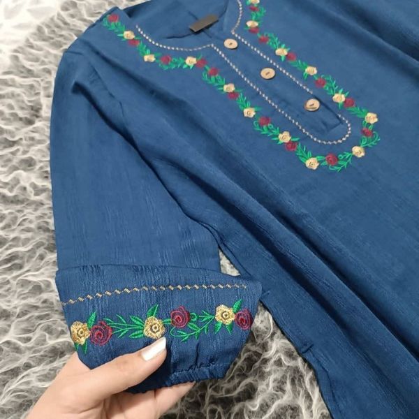 پیراهن گلدوزی پردیس