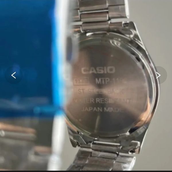ساعت بند استیل CASIO | ساعت کاسیو تاریخ شمار
