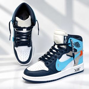 قیمت کتانی ساقدار نایک جردن وان آف وایت آبی Nike Jordan Off White