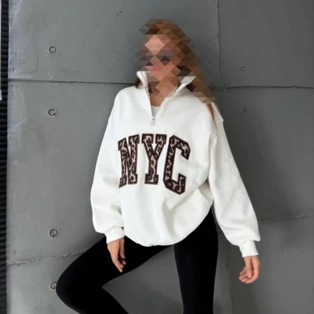 خرید انلاین دورس نیم زیپ NYC پلنگی زنانه