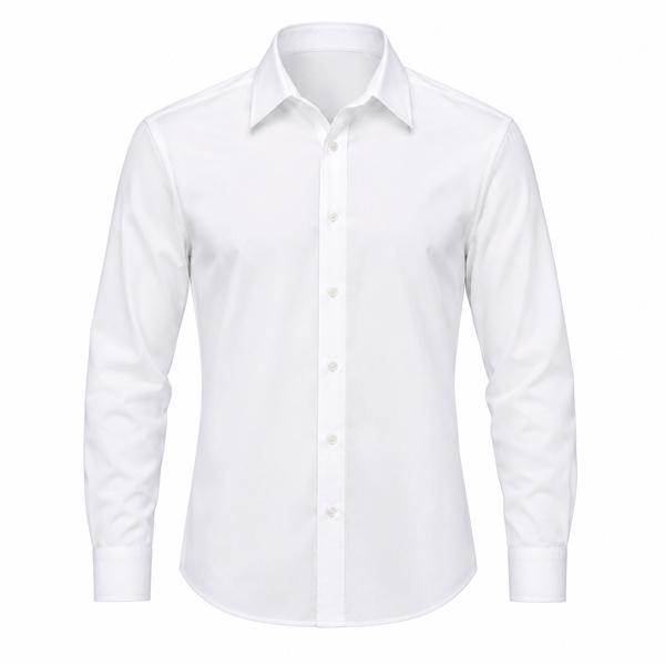شومیز  استین بلندطرح مردانه ساده کد 1055
