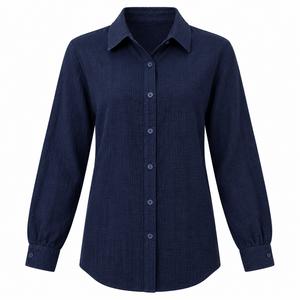 خرید اینترنتی قیمت شومیز حلقه استین طرح مردانه ساده کد 1055