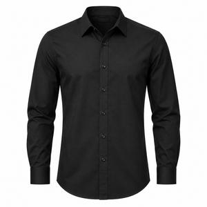 خرید اینترنتی قیمت شومیز حلقه استین طرح مردانه ساده کد 1055