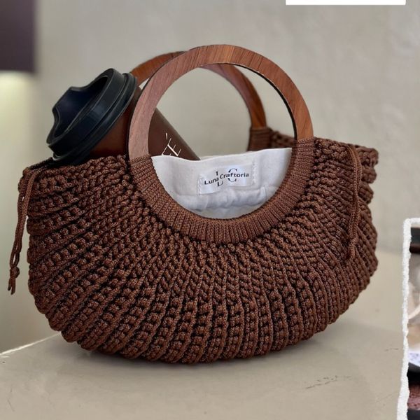 کیف مکرومه مینیمال