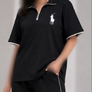فروش اینترنتی پلوشرت و شلوار بغل مغزی نیم زیپ polo